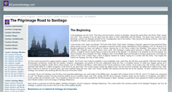 Desktop Screenshot of elcaminosantiago.com